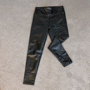 Faux Leather Tights/Pants